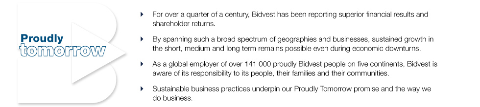 Why invest in Bidvest